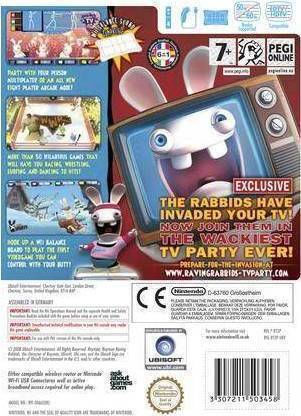 Rayman Raving Rabbids Tv Party WII