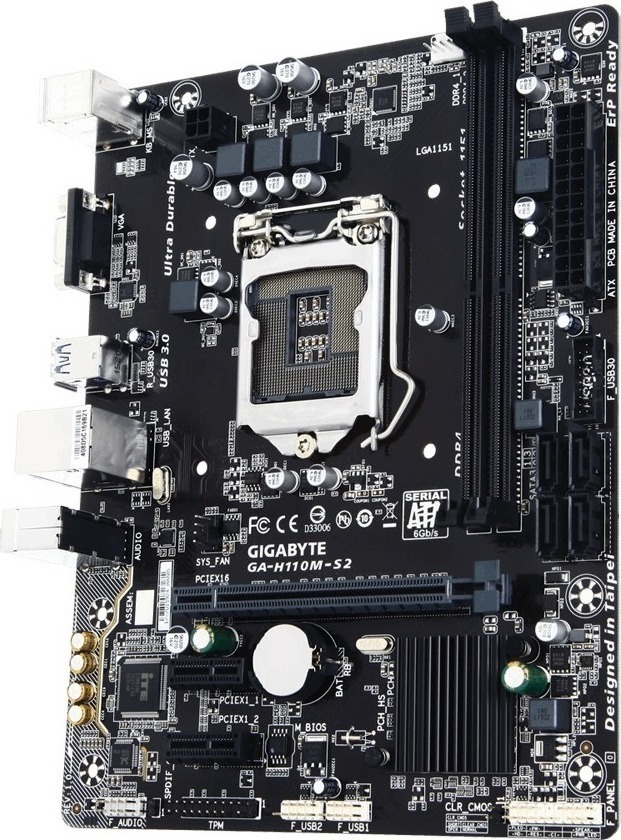 Gigabyte ga h110m s2 подключение