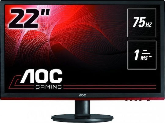 AOC G2260VWQ6 TN Gaming Monitor 21.5" FHD 1920x1080 με Χρόνο Απόκρισης 1ms GTG