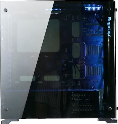 Segotep SG-K7 Midi Tower Computer Case with Window Panel Black