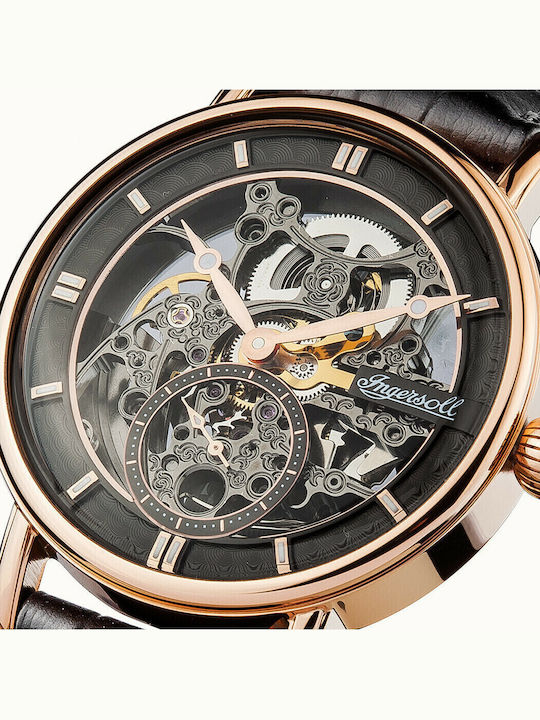 Ingersoll The Herald Автоматичен Мъжки часовник с Кожена каишка