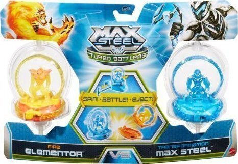 Фигура за Действие Max Steel Turbo Battlers Fire Elementor Макс стомана