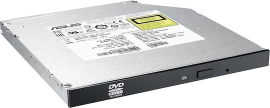 Asus SDRW-08U1MT Εσωτερικός Οδηγός Εγγραφής/Ανάγνωσης DVD/CD για Laptop Μαύρο
