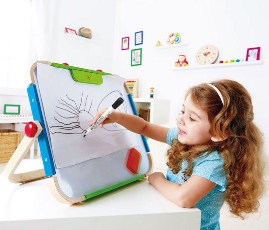 Hape Anywhere Art Studio Πίνακας Μαγνητικός / Μαρκαδόρου Διπλής Όψης 45.7x48.5εκ.