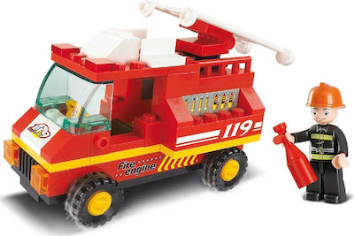 Sluban Building Block Town: Fire Truck for 6+ years 74pcs