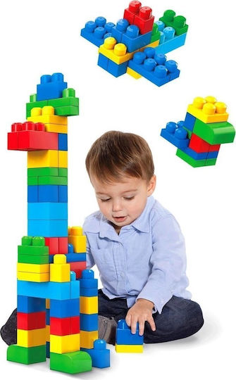 Mega Bloks Τουβλάκια Big Building Bag για 1-5 Ετών 60τμχ