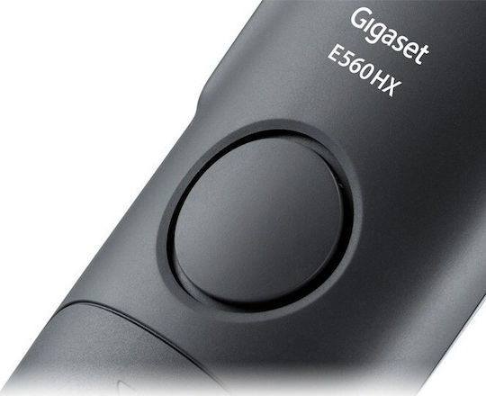Gigaset E560HX Schnurlostelefon mit Griechischem Menü Silber