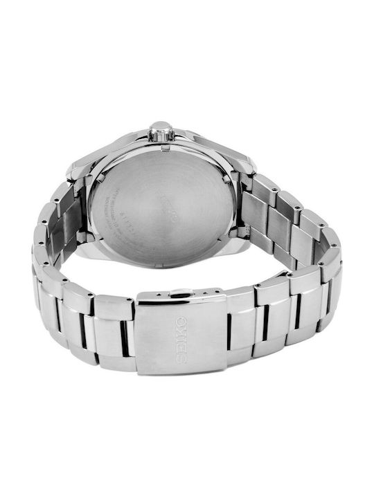 Seiko Solar Watch with Metal Bracelet Silver
