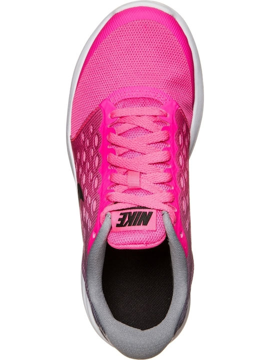 Lunarstelos GS Kinder Sportschuhe Laufen mit Schnürsenkeln Rosa