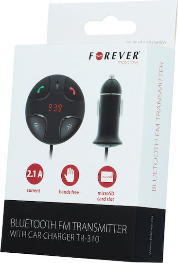 Forever FM Car Transmitter with Bluetooth