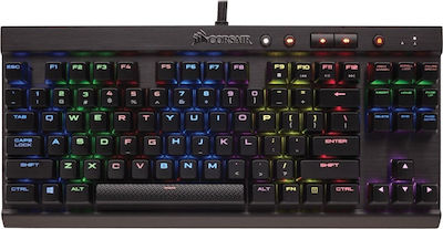 Corsair K65 Lux RGB Gaming Πληκτρολόγιο Tenkeyless με Cherry MX Red διακόπτες και RGB φωτισμό (Αγγλικό US)