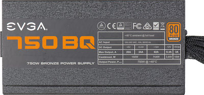 EVGA 750 BQ 750W Sursă de alimentare Semi-modular 80 Plus Bronze