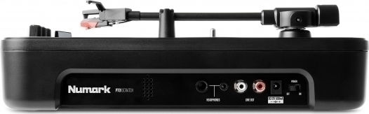 Numark PT01 Scratch Πικάπ με Belt Drive, Προενίσχυση και Ενσωματωμένα Ηχεία Μαύρο