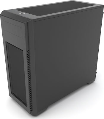 Phanteks Enthoo Pro M Tempered Glass Turnul Midi Cutie de calculator cu fereastră laterală Negru