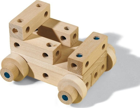 Ses Creative Wooden Construction Toy Wooden Construction Set with Pegs for Children 3+ years+ Years
