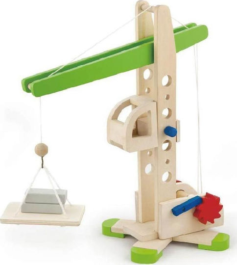 Viga Toys Παιχνίδι Κατασκευών Ξύλινo Crane για Παιδιά 3+ Ετών