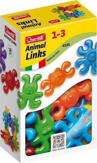 Quercetti Βρεφικό Παιχνίδι Animal Links για 12+ Μηνών