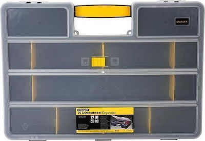 Stanley 1-92 Tool Compartment Organiser 25 Slot Black 45.7x32.7x7.9cm