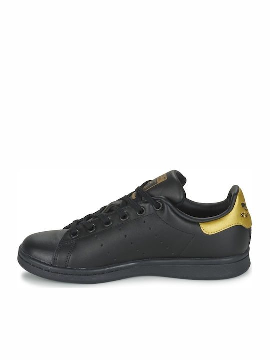 Adidas Παιδικά Sneakers Stan Smith J Core Black / Gold Metallic