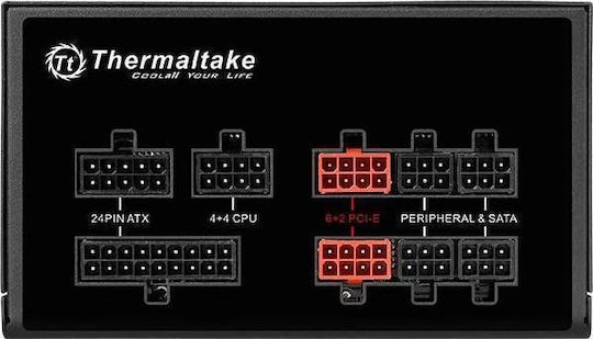 Thermaltake Toughpower Grand RGB 650W Black Computer Power Supply Full Modular 80 Plus Gold