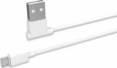 Hoco L-shape Regular USB 2.0 spre micro USB Cablu Alb 1.2m (HC-UPM10W) 1buc