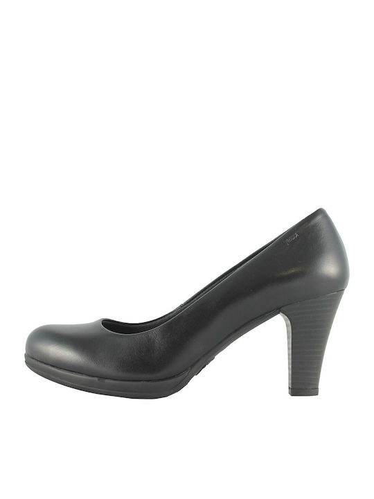 Anatomic Leather Black High Heels