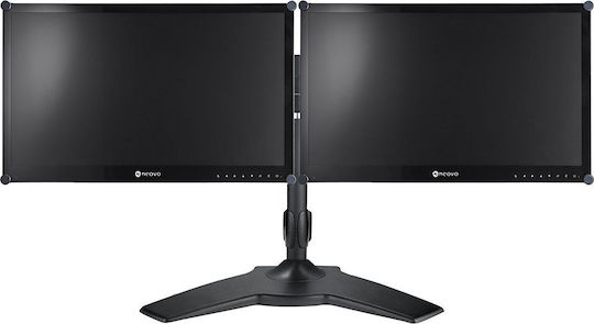 AG Neovo DMS-01D Επιτραπέζια Βάση για 2 Οθόνες έως 24" με Βραχίονα
