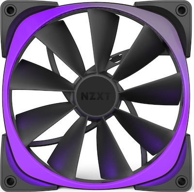 NZXT Aer RGB140 Single Pack Вентилатор за кутия с връзка 4-изводна ШИМ