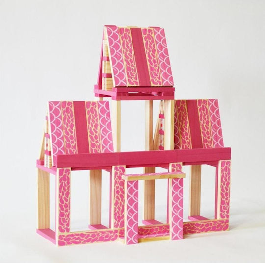 Alex Toys Wooden Building Blocks Doll House for 3+ Years 110 Pieces