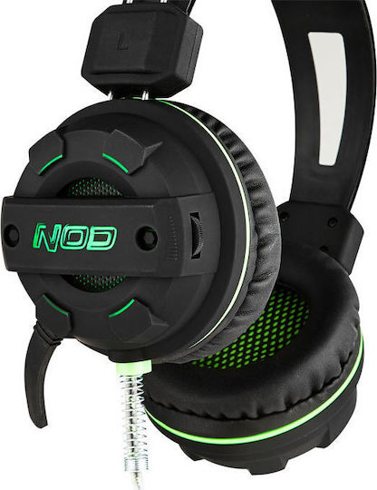 NOD 141-0057 Over Ear Gaming Headset με σύνδεση USB / 3.5mm Πράσινο