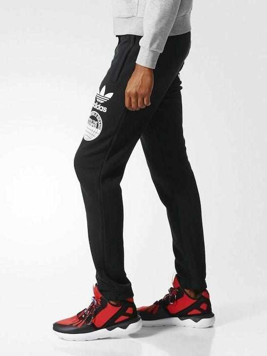 Adidas Street Graphic Sweat Pants Men's Sweatpants Black