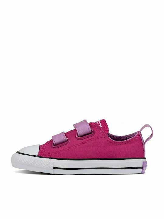 Converse Kids Sneakers with Scratch Purple