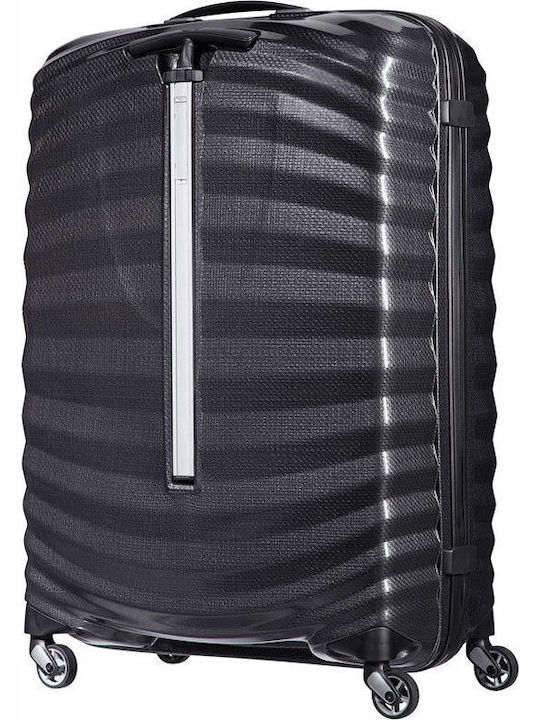 Samsonite Spinner Μεγάλη Βαλίτσα Ταξιδίου Σκληρή Μαύρη με 4 Ρόδες Ύψους 75εκ.
