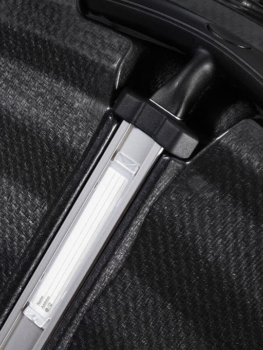 Samsonite Spinner Μεγάλη Βαλίτσα Ταξιδίου Σκληρή Μαύρη με 4 Ρόδες Ύψους 75εκ.