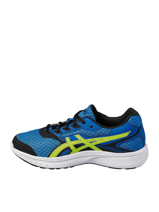 ASICS Αthletische Kinderschuhe Laufen Stormer GS Blau