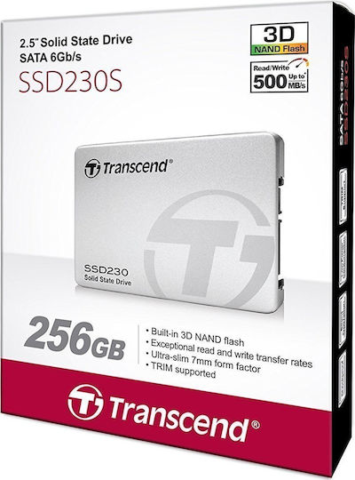 Transcend SSD230S 256GB 2.5'' Type With SATA III Connection TS256GSSD230S