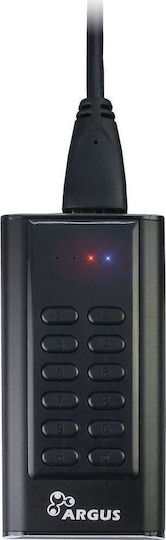 Inter-Tech Argus GD-MSLK01 Hard Drive Case M.2 SATA III with connection USB 3.0 in Schwarz color
