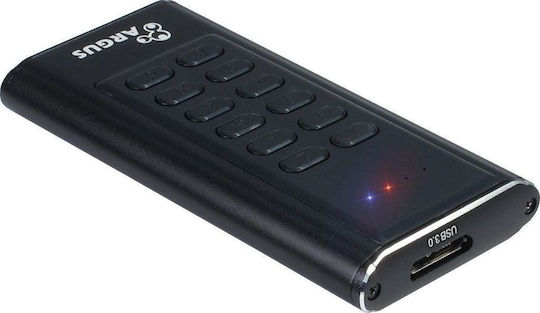 Inter-Tech Argus GD-MSLK01 Hard Drive Case M.2 SATA III with connection USB 3.0 in Schwarz color
