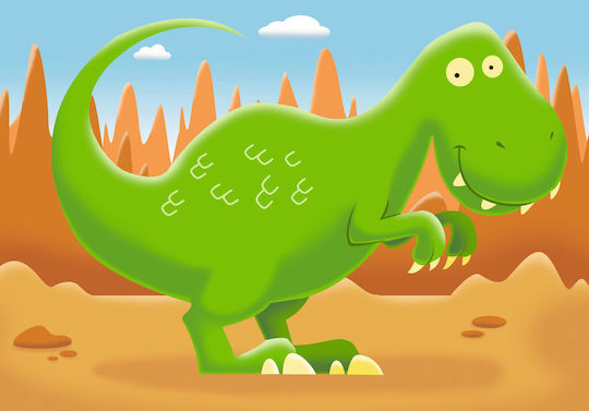 Παιδικό Puzzle Jolly Dinos για 1.5+ Ετών 14pcs Ravensburger