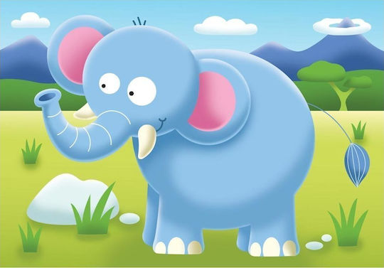 Puzzle pentru Copii On Safari pentru 1,5+ ani+ Ani 17buc Ravensburger