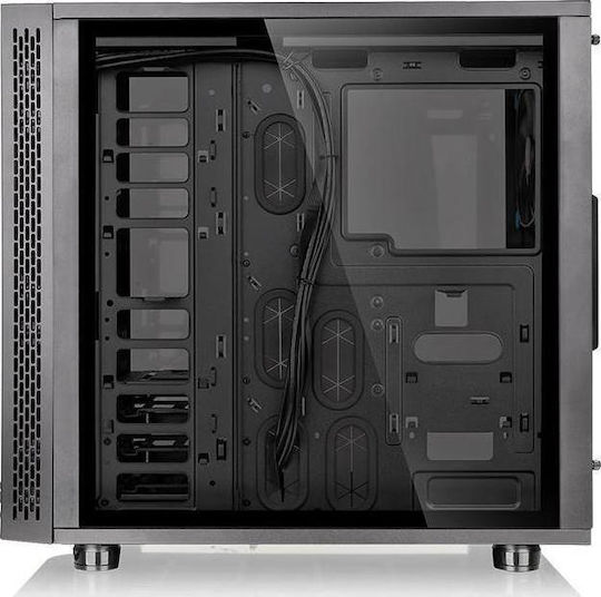 Thermaltake View 31 TG Gaming Midi Tower Κουτί Υπολογιστή με Πλαϊνό Παράθυρο Μαύρο