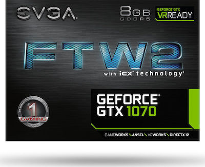 EVGA GeForce GTX 1070 8GB FTW2 Gaming