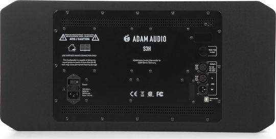 Adam S3H Ηχείo Studio Monitor 7" 1350W (Τεμάχιο) Μαύρο