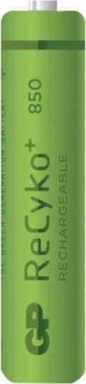 GP Batteries ReCyko+ Rechargeable Battery AAA Ni-MH 850mAh 1.2V 2pcs