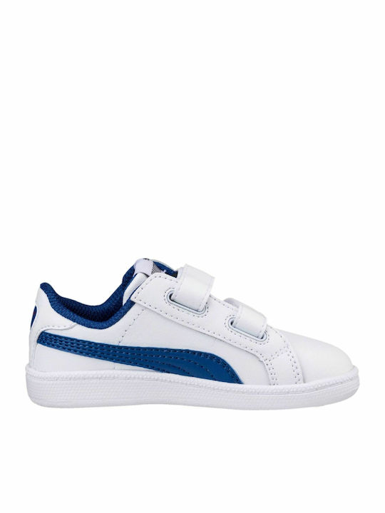 Puma Încălțăminte Sport pentru Copii Smash Baby Trainers Albe