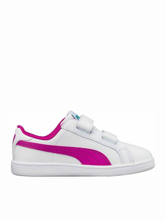 Puma Kids Sneakers Smash with Scratch White