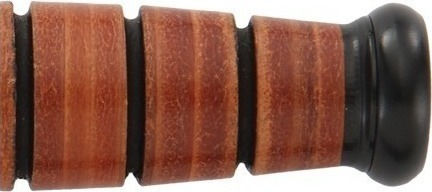 Ka-Bar Short USMC Serrated Μαχαίρι Καφέ σε Δερμάτινη Θήκη