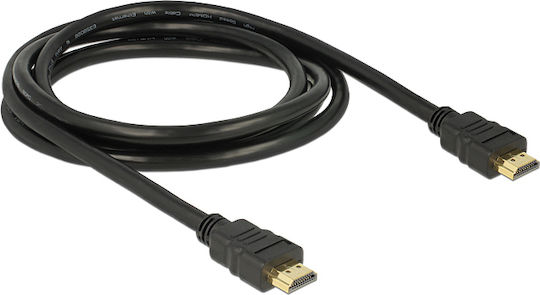 DeLock HDMI 1.4 Cable HDMI male - HDMI male 1.8m Black