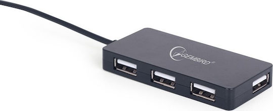 Gembird Hub 4 Θυρών USB 2.0 με σύνδεση USB-A