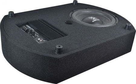 Ground Zero Self-amplified Car Audio Subwoofer 10" 150W RMS with Box